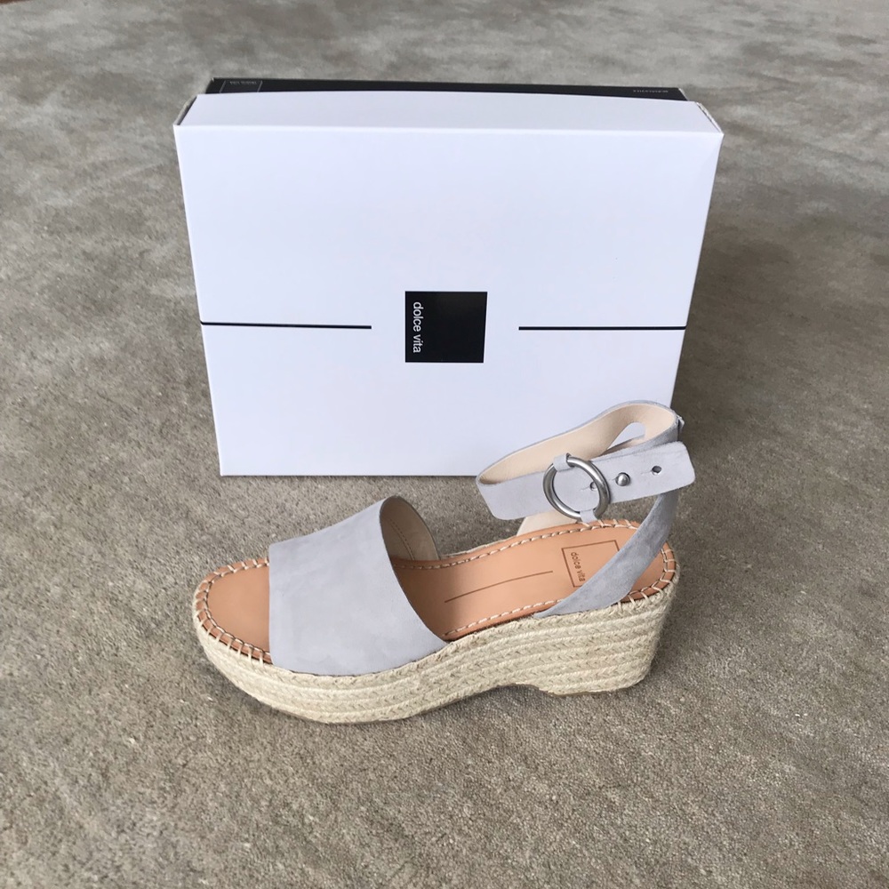 DOLCE VITA Suede Platform Sandals - Picture 5 of 8